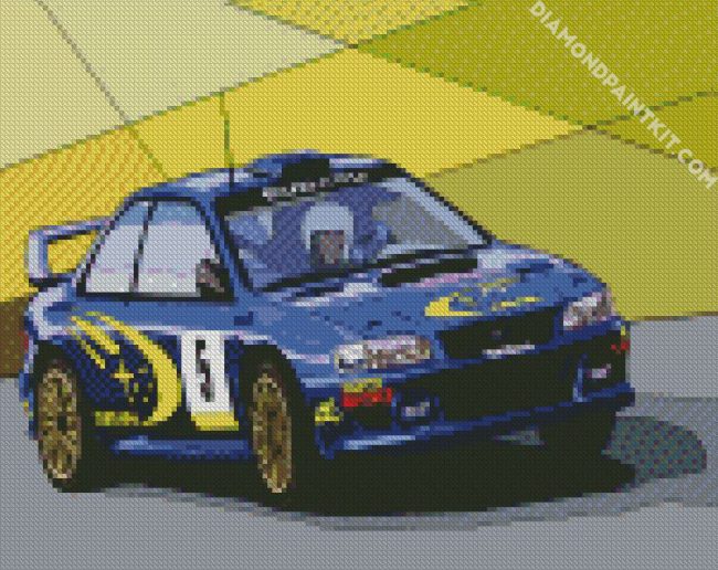 Illustration Subaru Car diamond painting