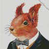 Mr Squirrel diamond painting