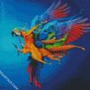 Parrot Splash diamond painting