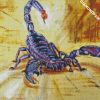 Purple Scorpion diamond painting