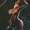 Spider Girl diamond painting