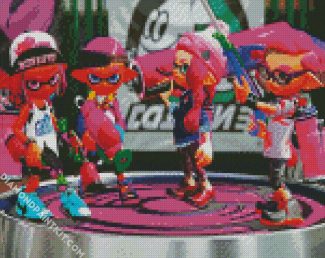 Splatoon Game Characters diamond painting