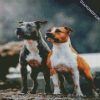 Staffordshire Bull Terrier Dogs Animal diamond painting