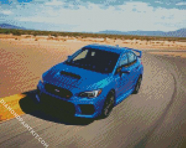 Subaru Car diamond painting