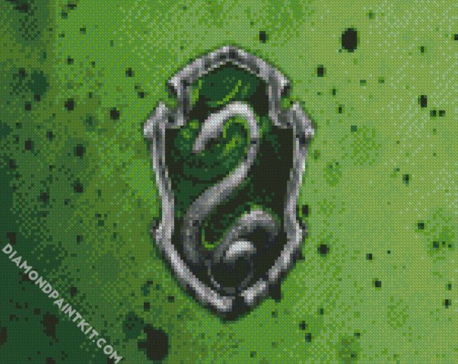 Hogwarts Harry Potter Slytherin diamond painting