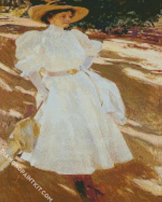 Joaquin Sorolla Maria At La granja diamond painting