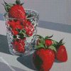 Strawberries In Glass diamond painting