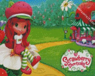 Strawberry Shortcake diamond painting