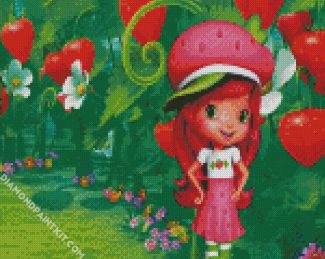 Strawberry Shortcake Cartoon diamond painting