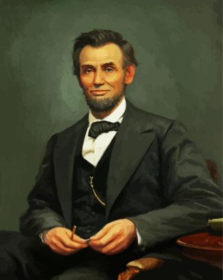 Abraham Lincoln Portrait diamond painting