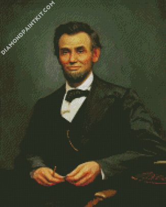 Abraham Lincoln Portrait diamond painting