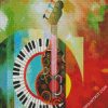 Abstract Music Instrument diamond painting