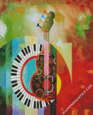 Abstract Music Instrument diamond painting