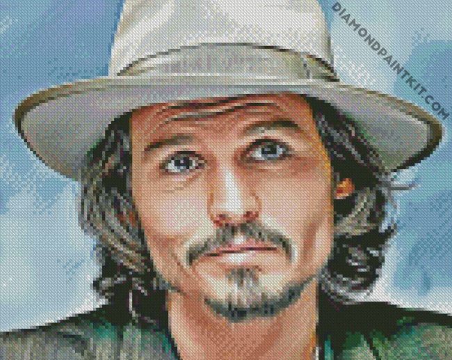 Actor Johnny Depp Art diamond painting