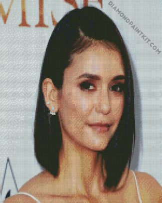 Actress Nina Dobrev diamond paintings