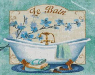 Aesthetic Bathtub diamond paintings