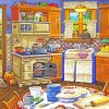 Aesthetic vintage Kitchen diamond painting