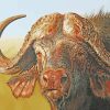 African Buffalo diamond painting