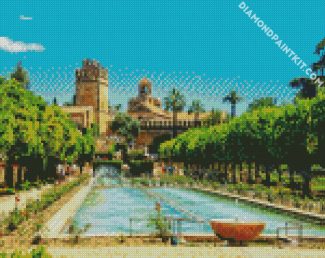 Alcazar Of The Christian Monarchs Cordoba diamond painting