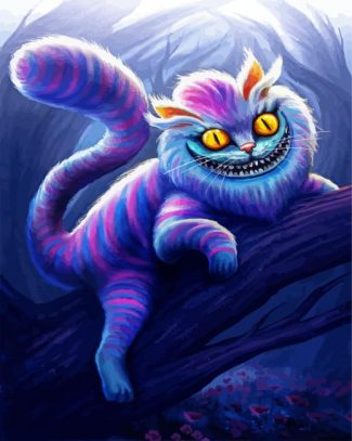 Alice cheshire Cat diamond painting