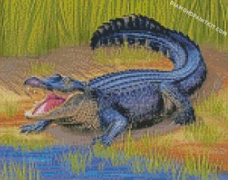 American Alligator diamond paintings