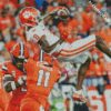 American Clemson Tigers Football diamond painting