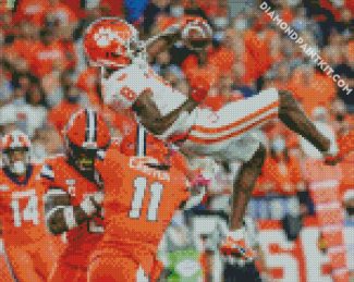 American Clemson Tigers Football diamond painting