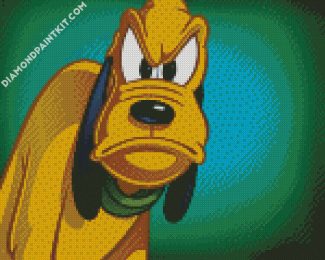 Angry Pluto diamond painting