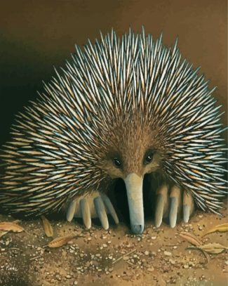 Australian Echidna diamond painting