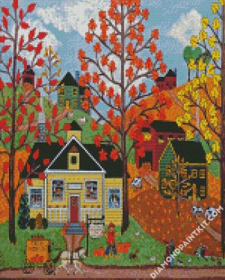 Autumn Farmland diamond paintings