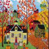 Autumn Farmland diamond painting