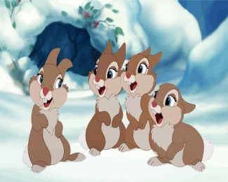 Bambi Thumper Bunnies diamond painting