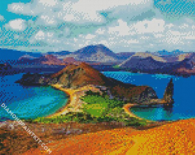 Bartolomé Island edcuador diamond paintings