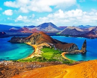 Bartolomé Island edcuador diamond painting