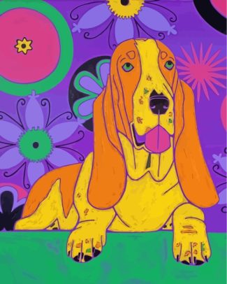 Basset Art diamond painting