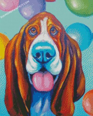 Basset Hound Dog diamond paintings