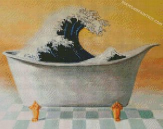 Bathtub Waves diamond paintings