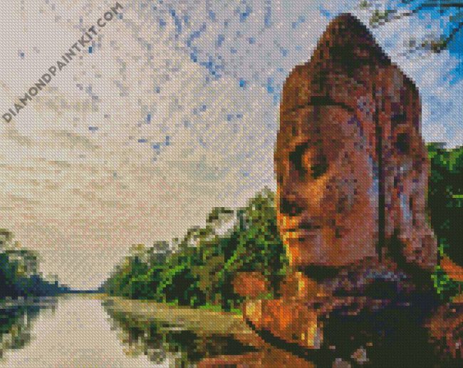 Bayon Temple Cambodia diamond paintings