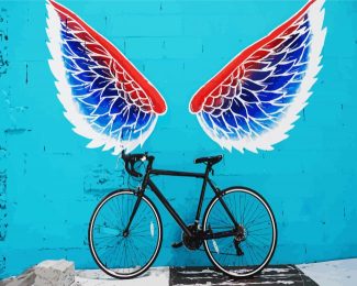 Bicycle Wings diamond painting