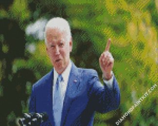 Biden President diamond painting