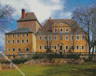 Bieberstein Castle Freiberg diamond painting