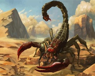 Big Scorpion diamond painting