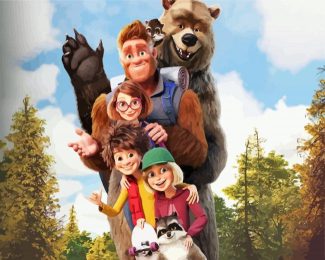 Bigfoot Family Animated Movie diamond painting