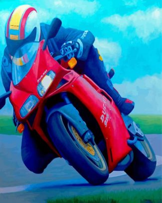 Bike Race diamond painting