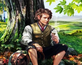 Bilbo Character diamond painting