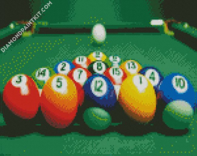 Billiards Pool diamond paintings