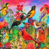 Birds And Blooms diamond painting