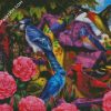 Birds And Flowers diamond paintings