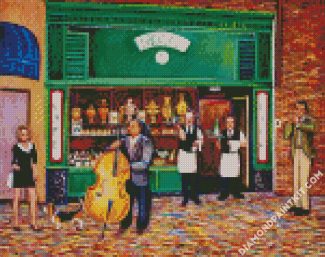 Bistro Cafe Art diamond painting