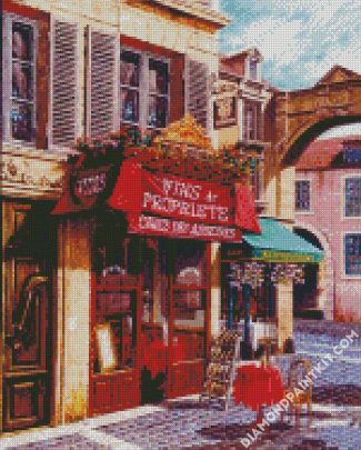 Bistro Cafe By Arkady Ostritsky diamond painting